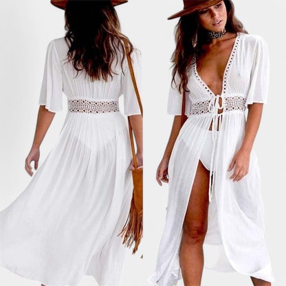 Gleame.-Jurken &amp; Jumpsuits-Gleame Strandtuniek - De ideale luchtige strandjurk voor deze zomer