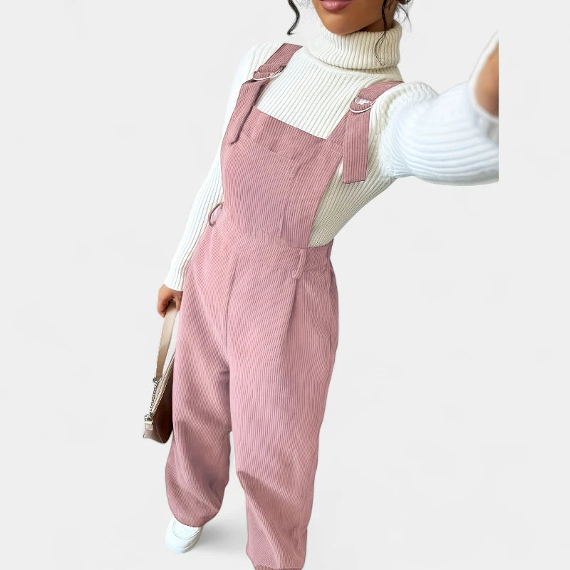  Gleame.-Jurken &amp; Jumpsuits-Gleame jumpsuit - casual met brede banden en wijde pijpen