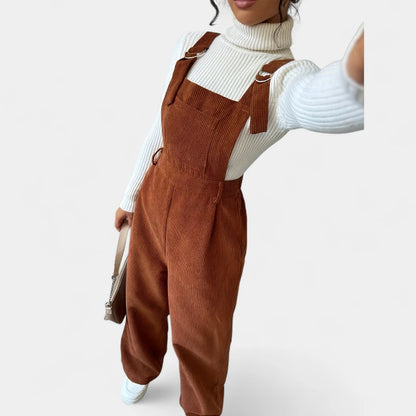  Gleame.-Jurken &amp; Jumpsuits-Gleame jumpsuit - casual met brede banden en wijde pijpen