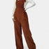  Gleame.-Jurken & Jumpsuits-Gleame jumpsuit - casual met brede banden en wijde pijpen