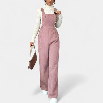  Gleame.-Jurken &amp; Jumpsuits-Gleame jumpsuit - casual met brede banden en wijde pijpen