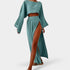 Gleame.-Jurken & Jumpsuits-Gleame tweedelige set - Elegante look met hoge split