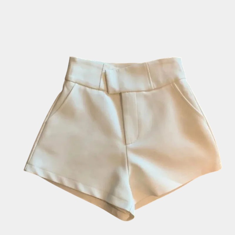  Gleame.-Korte broeken-Gleame Shorts - Kort broekje met hoge taille voor dames