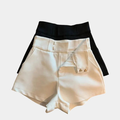  Gleame.-Korte broeken-Gleame Shorts - Kort broekje met hoge taille voor dames