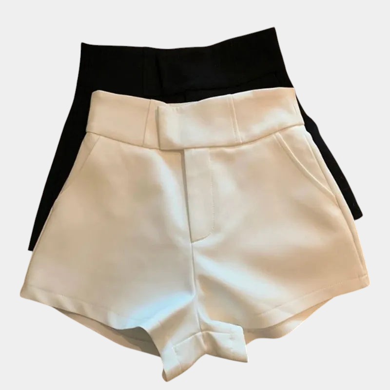  Gleame.-Korte broeken-Gleame Shorts - Kort broekje met hoge taille voor dames