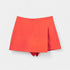 Gleame.-Korte broeken-Gleame Shorts - Vrouwen asymmetrische zijritssluiting rok shorts vintage hoge taille