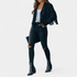 Gleame.-Leather jacket-Gleame jas - stijlvolle jas met franjes voor dames