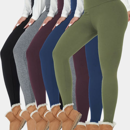  Gleame.-Leggings-Gleame Broek - thermo fleece hoge taille voor dames