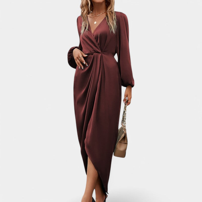 Gleame Midi Dress Gleame Jurk Elegante midi jurk