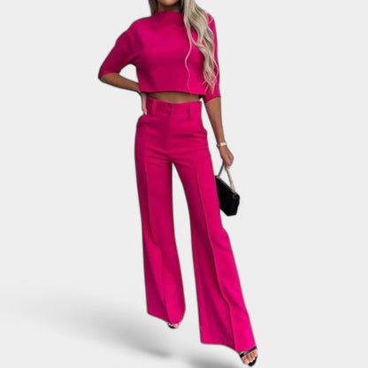Gleame.-Outfit sets-Gleame Blazer set - 2-delig voor casual en zakelijk gebruik