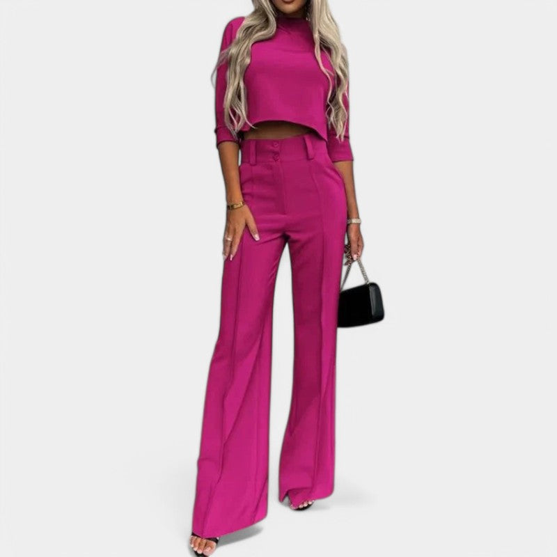 Gleame.-Outfit sets-Gleame Blazer set - 2-delig voor casual en zakelijk gebruik