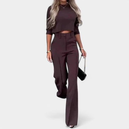 Gleame.-Outfit sets-Gleame Blazer set - 2-delig voor casual en zakelijk gebruik