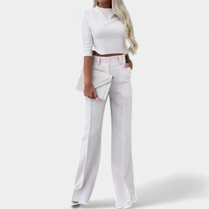 Gleame.-Outfit sets-Gleame Blazer set - 2-delig voor casual en zakelijk gebruik