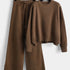 Gleame.-Outfit sets-Gleame Dames Set – Casual set met trui en wijde broek