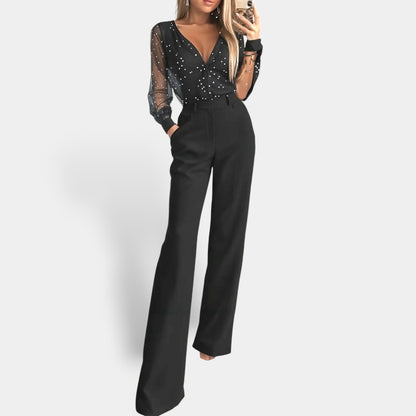 Gleame Outfit sets Gleame Jumpsuit Casual effen