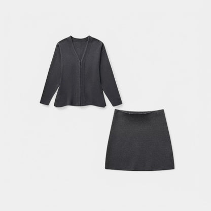 Gleame.-Outfit sets-Gleame Twee-delige set - Vestje en korte rok