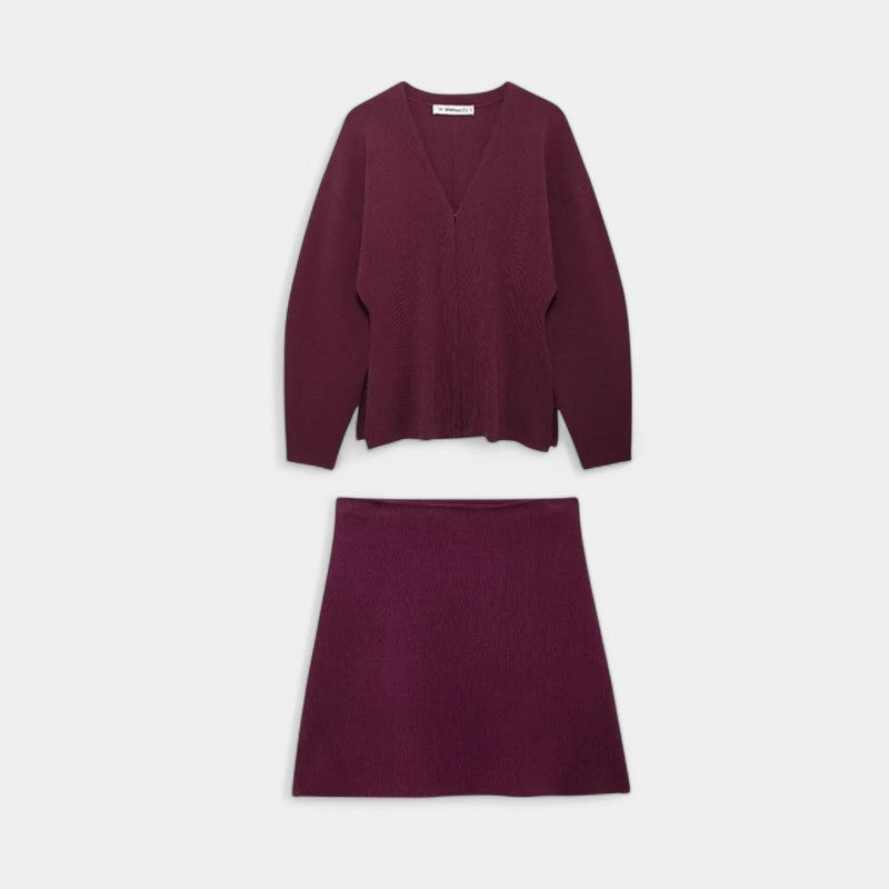 Gleame.-Outfit sets-Gleame Twee-delige set - Vestje en korte rok