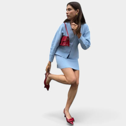 Gleame.-Outfit sets-Gleame Twee-delige set - Vestje en korte rok
