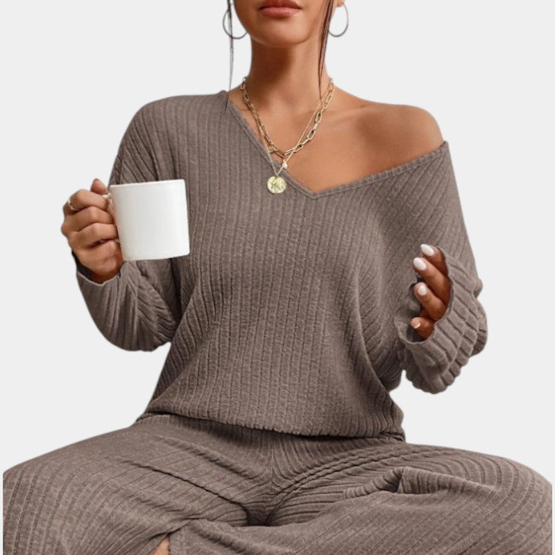 Gleame.-Outfit sets-Gleame Tweedelige Loungeset - Comfortabele en stijlvolle set voor uw huis