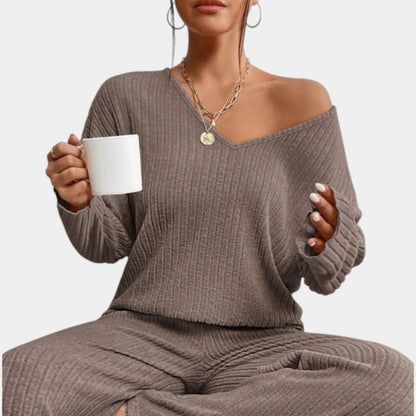 Gleame.-Outfit sets-Gleame Tweedelige Loungeset - Comfortabele en stijlvolle set voor uw huis