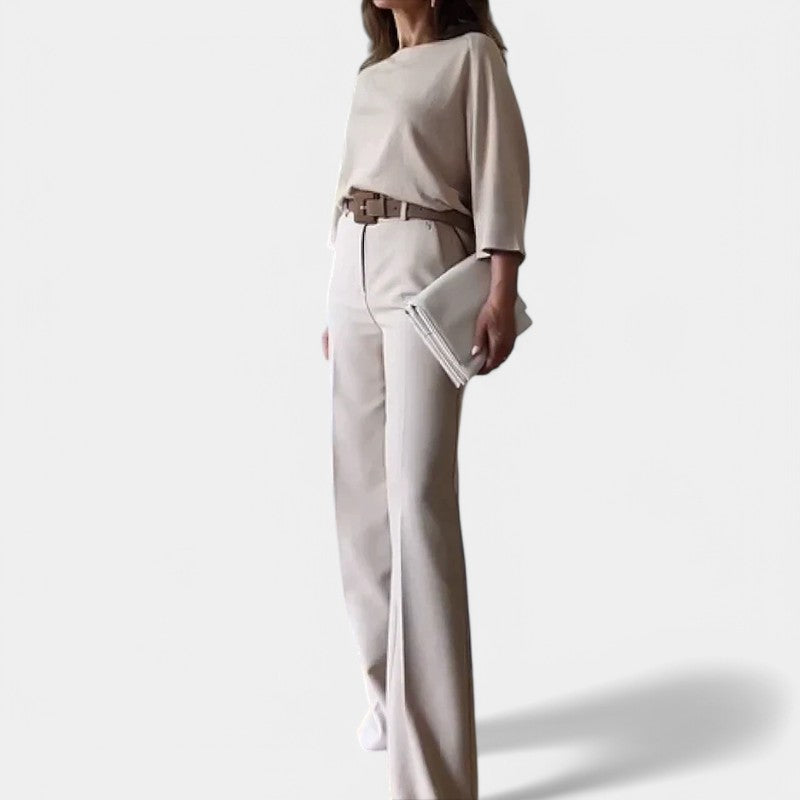 Gleame.-Outfit sets-Gleame Tweedelige Set - Elegante damesoutfit voor elke gelegenheid