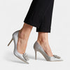 Gleame.-Pumps-Gleame | Dames Pumps met Sierdetail en Hoge Hak
