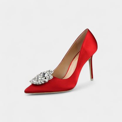 Gleame.-Pumps-Gleame | Dames Pumps met Sierdetail en Hoge Hak