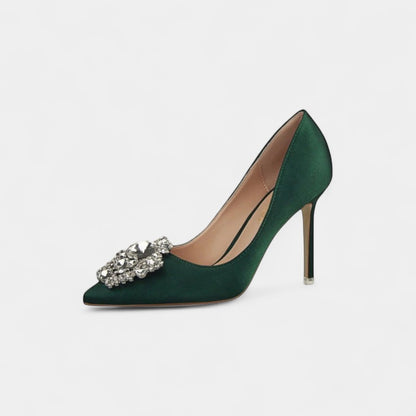Gleame.-Pumps-Gleame | Dames Pumps met Sierdetail en Hoge Hak