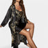 Gleame.-Pyjama-Gleame Nachtjapon - Sexy lange nachtjapon 2-delig set voor vrouwen
