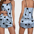  Gleame.-Pyjama-Gleame Pyjama - Twee delige mouwloze O-hals slaapkleding