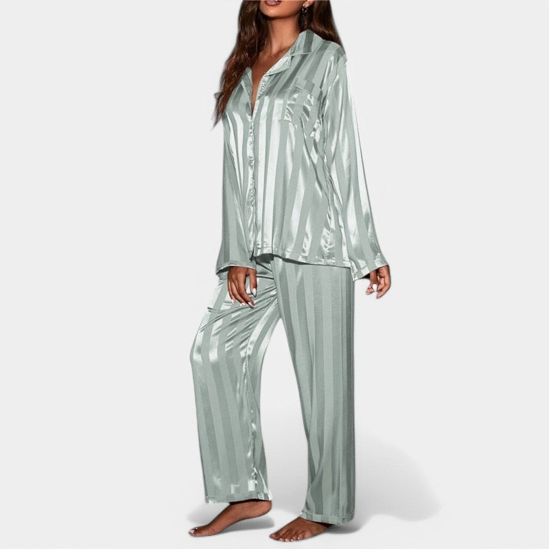 Gleame.-Pyjama-Gleame Pyjama set - Elegante zijden pyjama&