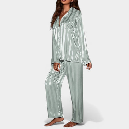 Gleame.-Pyjama-Gleame Pyjama set - Elegante zijden pyjama&