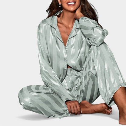 Gleame.-Pyjama-Gleame Pyjama set - Elegante zijden pyjama&