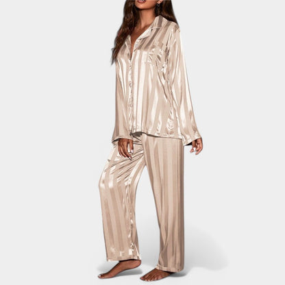 Gleame.-Pyjama-Gleame Pyjama set - Elegante zijden pyjama&