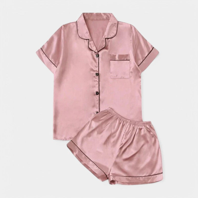 Gleame.-Pyjama-Gleame Pyjama set - Satijnen pyjama set in verschillende kleuren