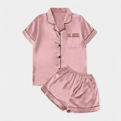 Gleame.-Pyjama-Gleame Pyjama set - Satijnen pyjama set in verschillende kleuren