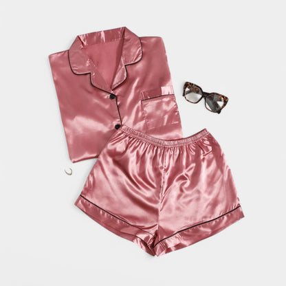 Gleame.-Pyjama-Gleame Pyjama set - Satijnen pyjama set in verschillende kleuren