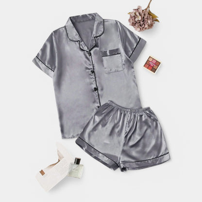 Gleame.-Pyjama-Gleame Pyjama set - Satijnen pyjama set in verschillende kleuren