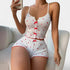  Gleame.-Pyjama-Gleame Pyjama set - Vrouwen pyjama met hartjesprint