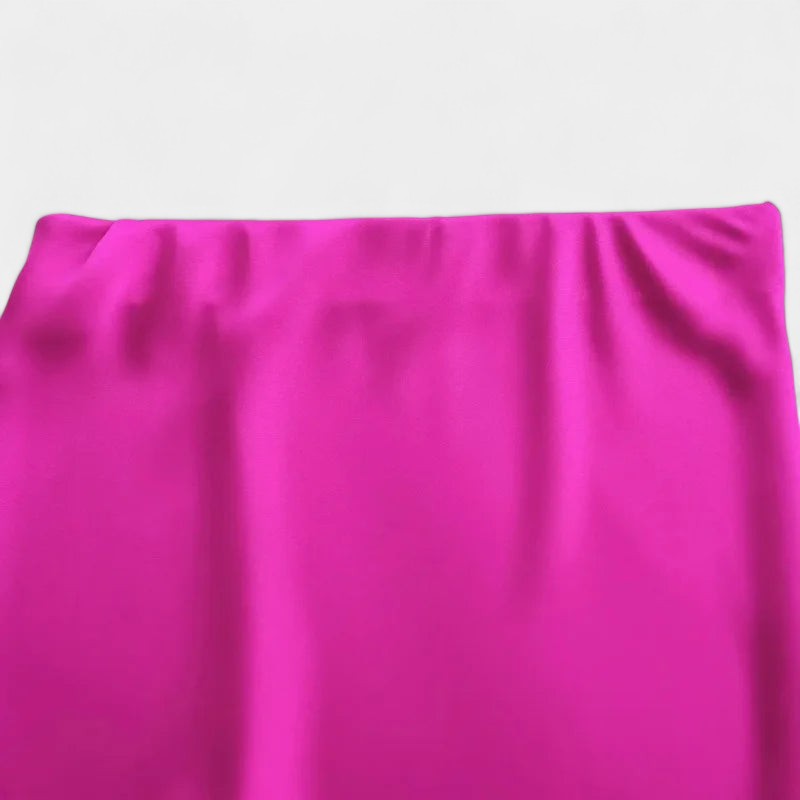 Gleame.-Rokken-Gleame Rok - Satijnen textuur, slanke pasvorm met trekkoord en retro elastische taille