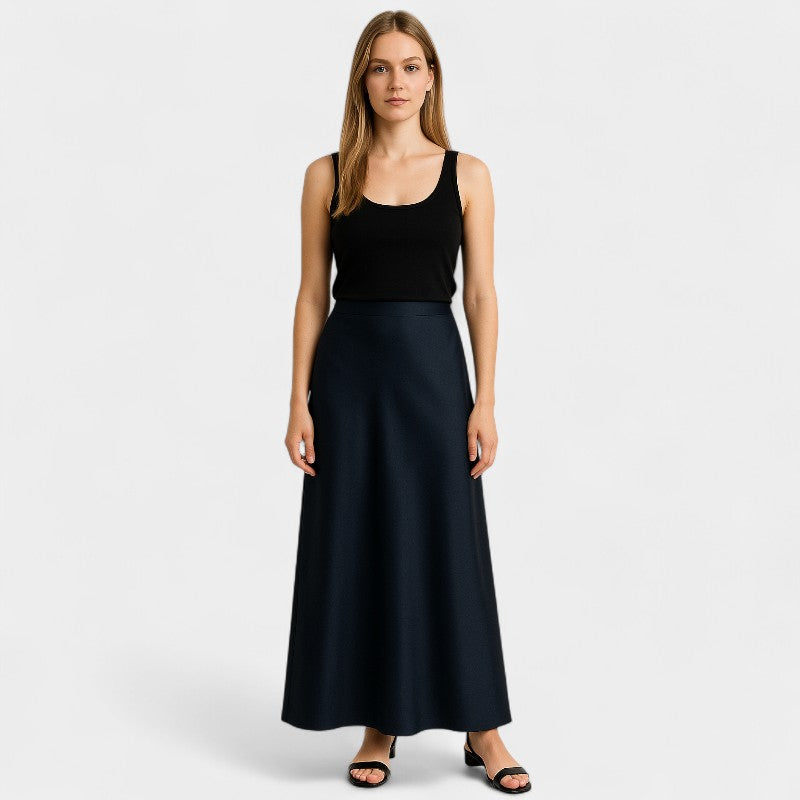 Gleame.-Rokken-Gleame Rok - Satijnen textuur, slanke pasvorm met trekkoord en retro elastische taille