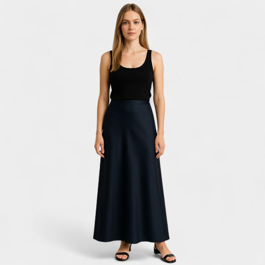 Gleame.-Rokken-Gleame Rok - Satijnen textuur, slanke pasvorm met trekkoord en retro elastische taille