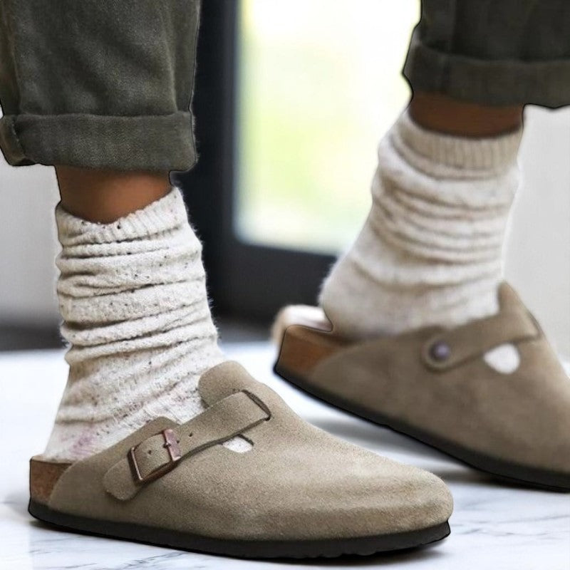 Gleame.-Sandalen-Gleame Clogs - Premium unisex leren sandalen met gesp in diverse kleuren