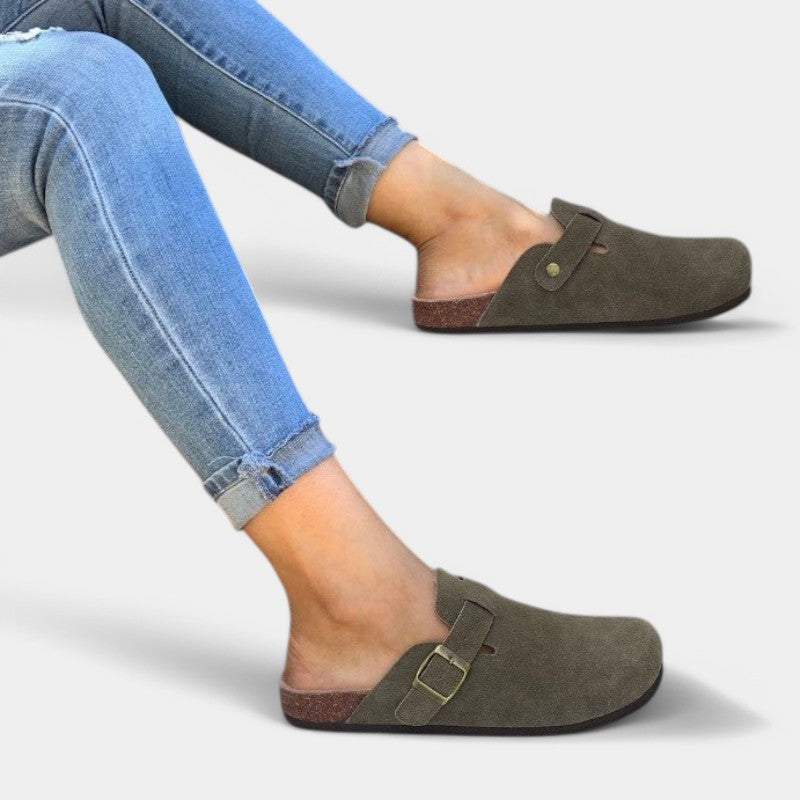 Gleame.-Sandalen-Gleame Clogs - Premium unisex leren sandalen met gesp in diverse kleuren