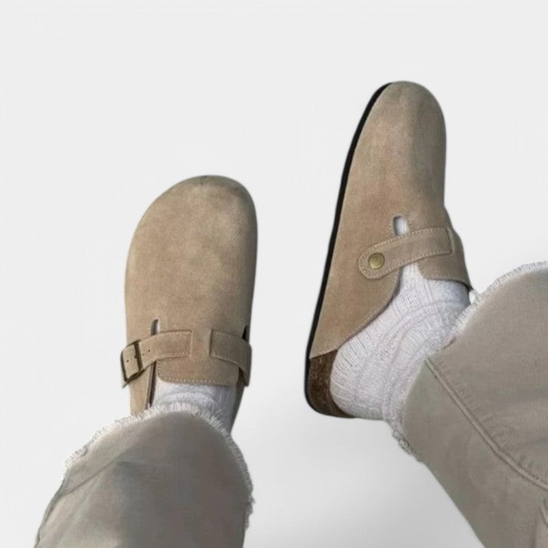 Gleame.-Sandalen-Gleame Clogs - Premium unisex leren sandalen met gesp in diverse kleuren