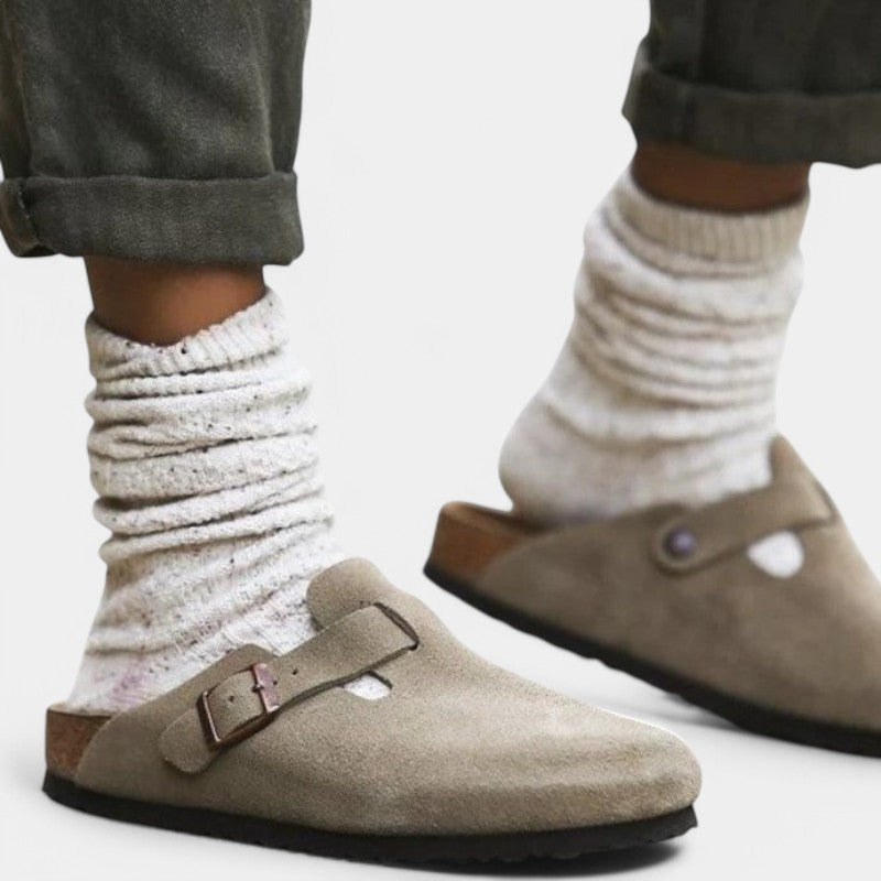 Gleame.-Sandalen-Gleame Clogs - Premium unisex leren sandalen met gesp in diverse kleuren