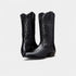 Gleame.-Schoenen-Gleame Dameslaarzen - Cowboylaarzen met klassiek stiksel en lage hak