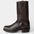 Gleame.-Schoenen-Gleame Laarzen – Dames cowboylaarzen van kunstleer met riemdetail en blokhak