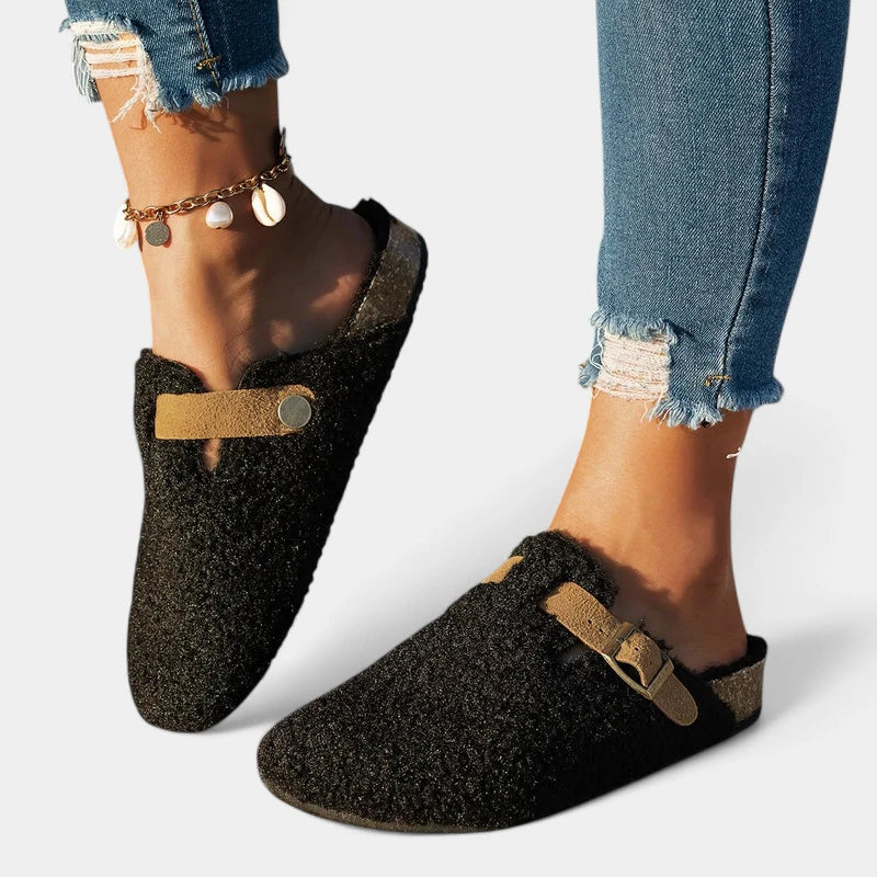 Gleame.-Schoenen-Gleame Pantoffels - Comfortabele instappantoffels voor dames met warme teddylook