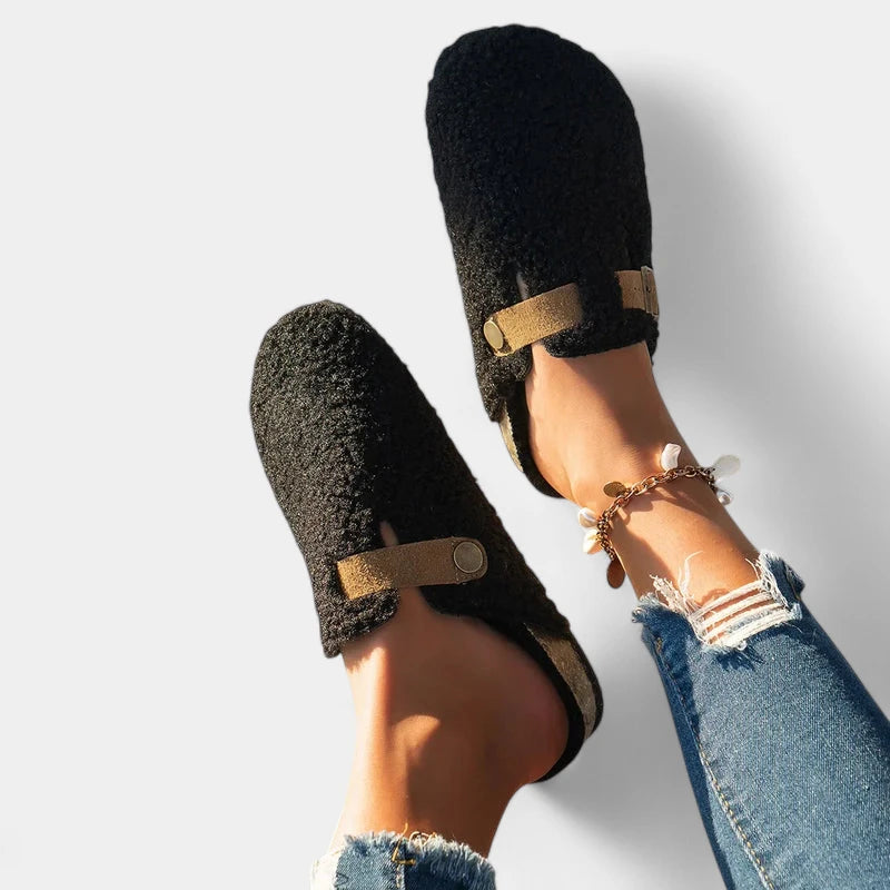 Gleame.-Schoenen-Gleame Pantoffels - Comfortabele instappantoffels voor dames met warme teddylook